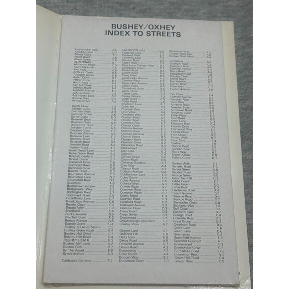 Watford Street Plan With Index Book Published by G. I. BARNETT AND SON LTD Paper - Picture 6 of 7